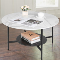 Kathlene coffee table with deals storage orren ellis top